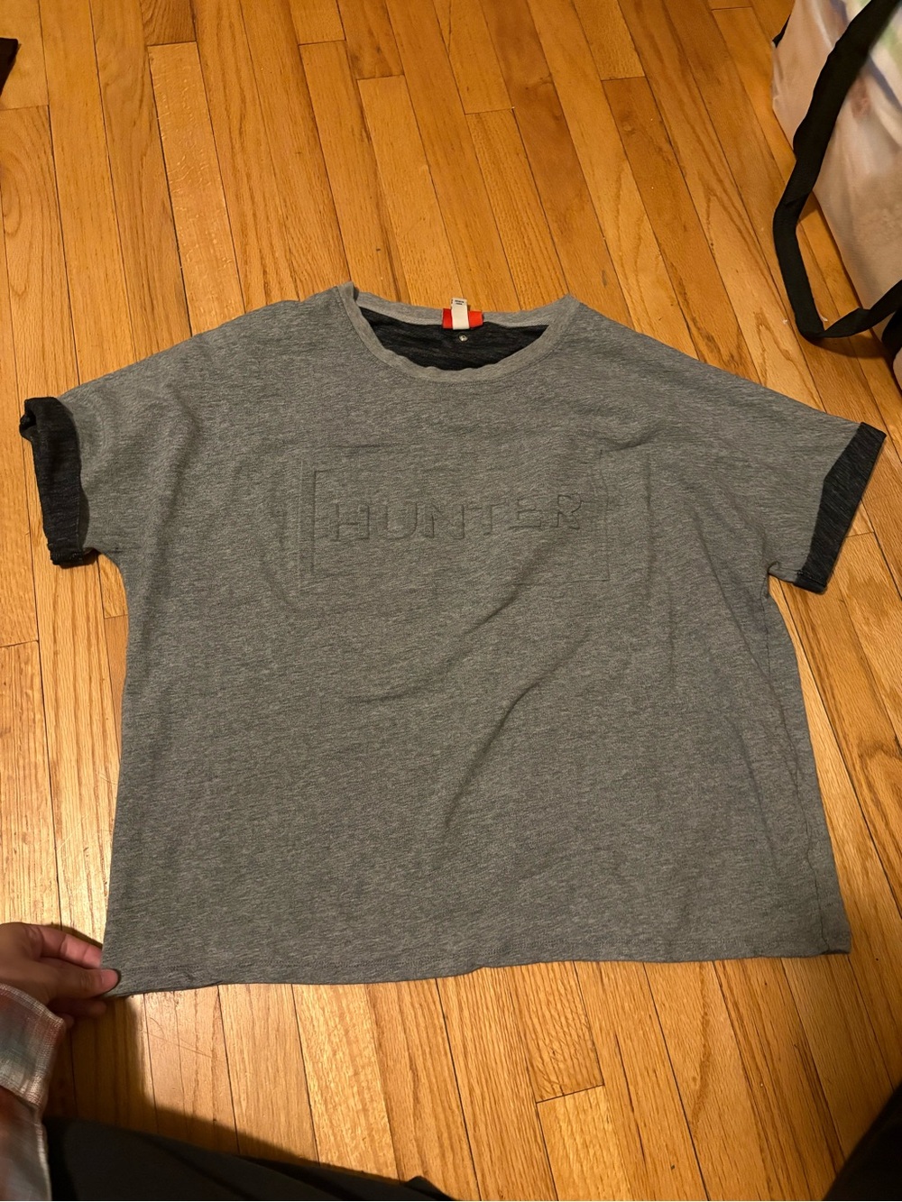 Hunter men’s Gray Short Sleeve Tee